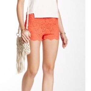 Free People Aubrey Lace Shorts, Size 2, NWT